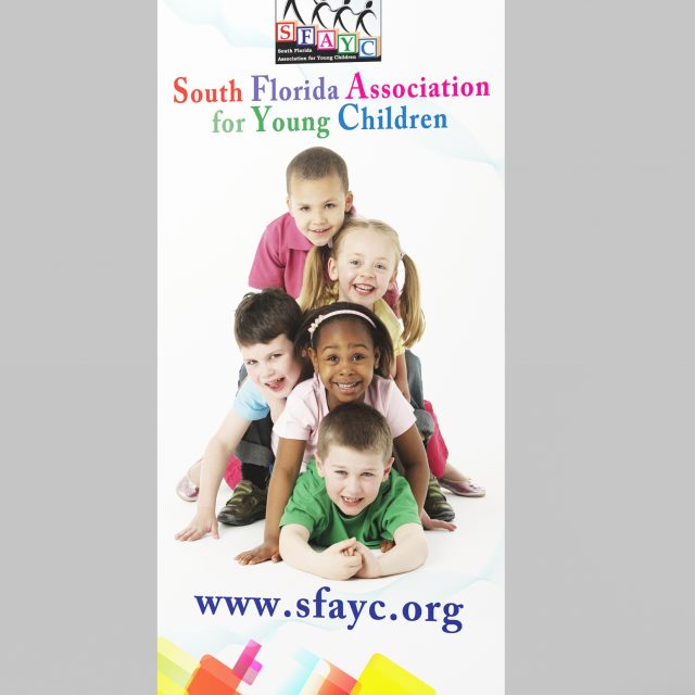 south-florida-association-for-young-children-retractable-banner